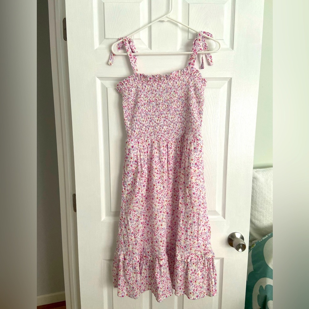 Draper James Smocked Dress, Ditsy Floral - S